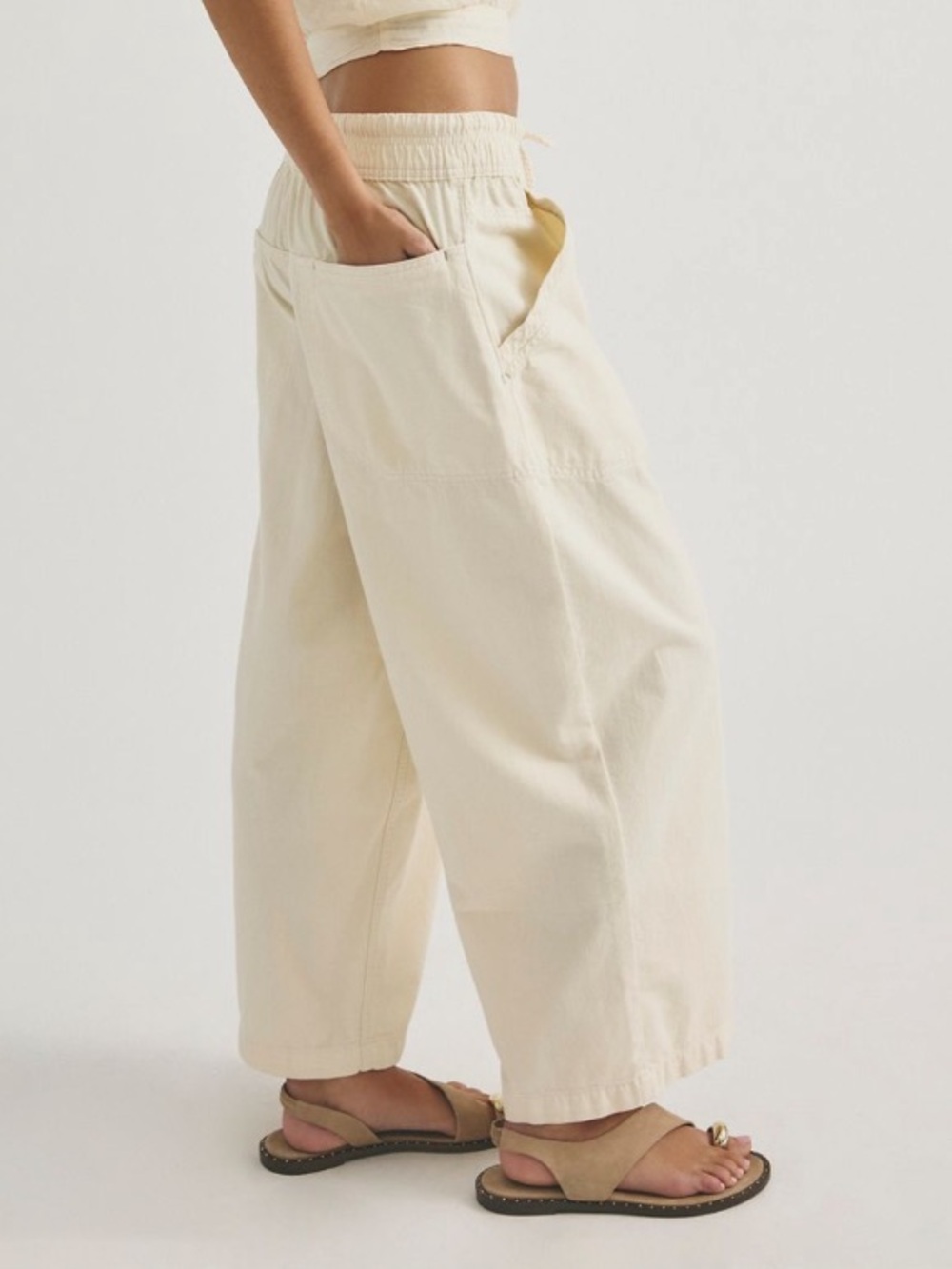 Free People Easy Peasy Pull on pants like new worn once - Picture 2 of 6